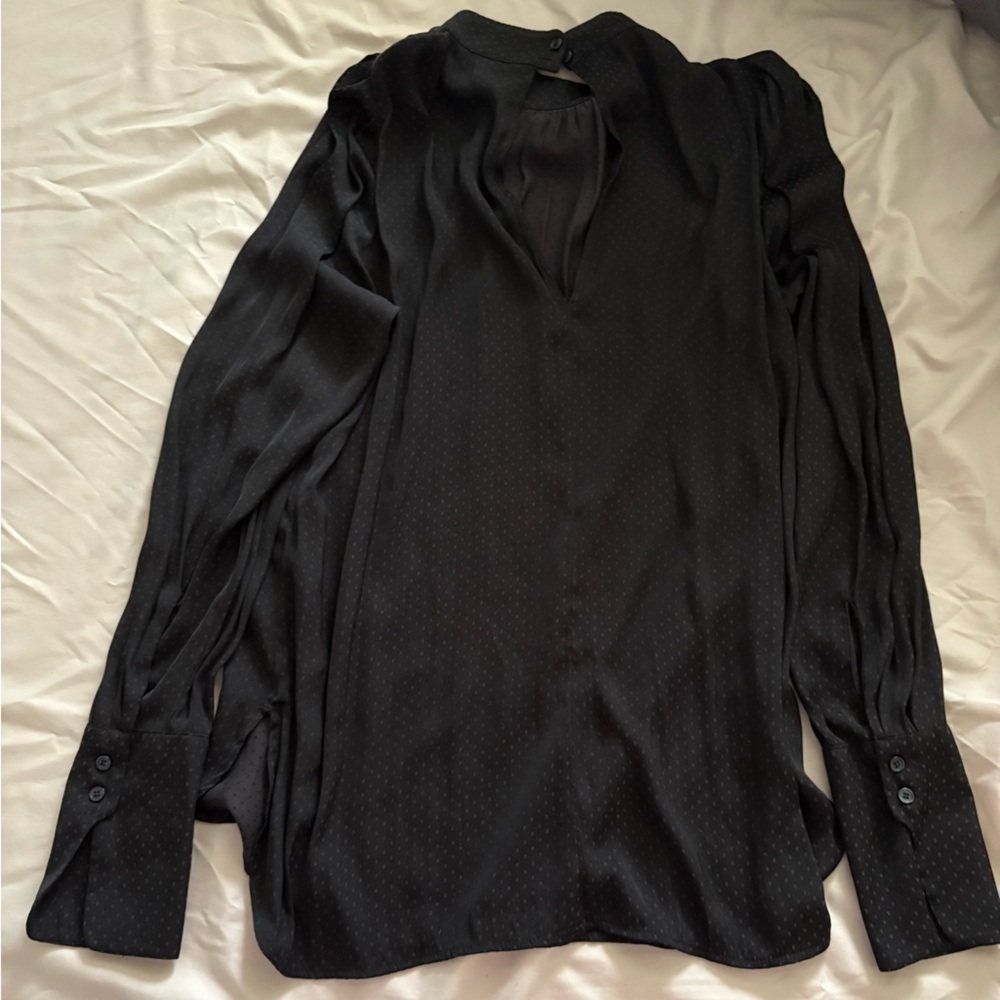 H&M Elegant Black Blouse
